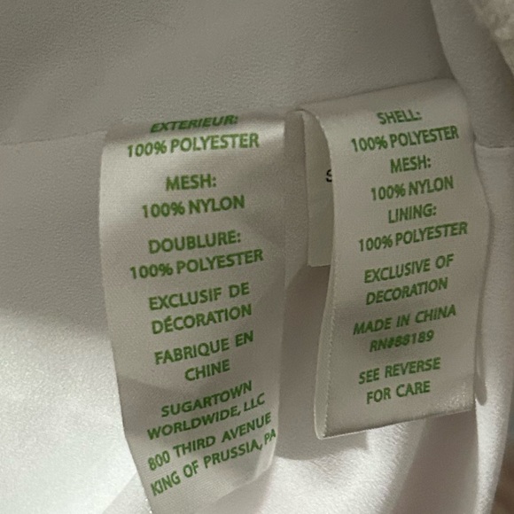 Lilly Pulitzer Pearl Resort White Tropical Fruit Lace Shift Dress 2 - Picture 7 of 7